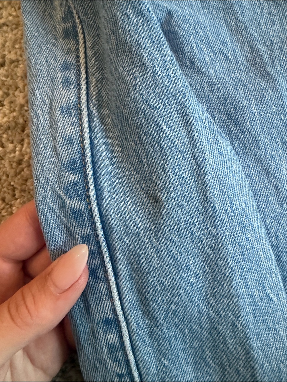 Levi's Light Blue Straight Leg Women's Jeans - Picture 4 of 4